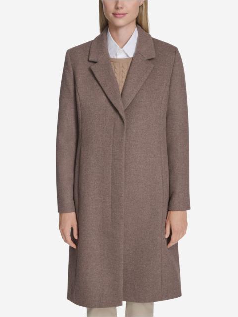 COLE HAAN Women's Knotch Lapel Wool Coat