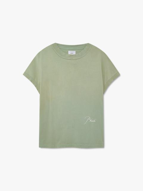 Rhude CLASSIQUE CUTOFF SLEEVE TEE