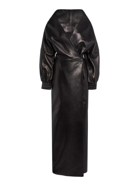 BALENCIAGA Wrap Dress black