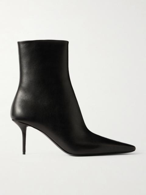 SAINT LAURENT Ashley Leather Ankle Boots
