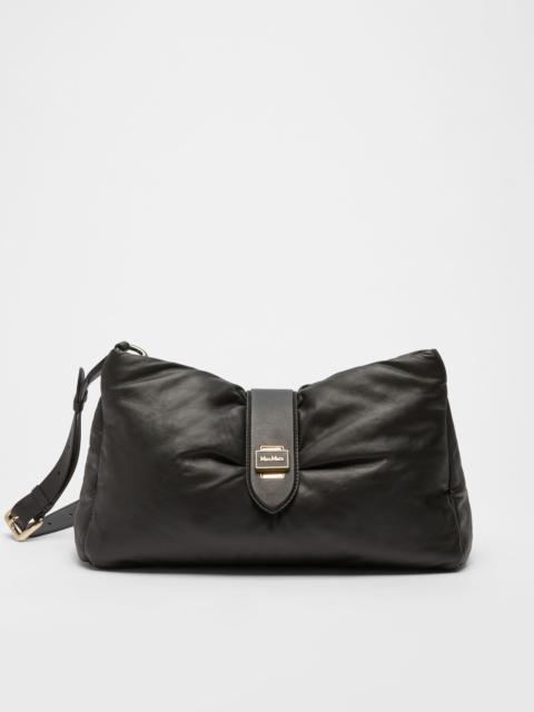 Max Mara CUSCINO Maxi nappa leather clutch bag