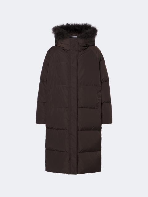Yves Salomon Shearling-trimmed down coat