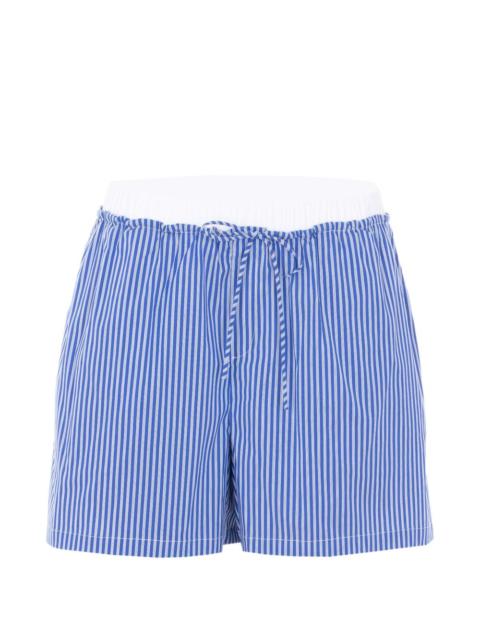 ELEH striped drawstring shorts