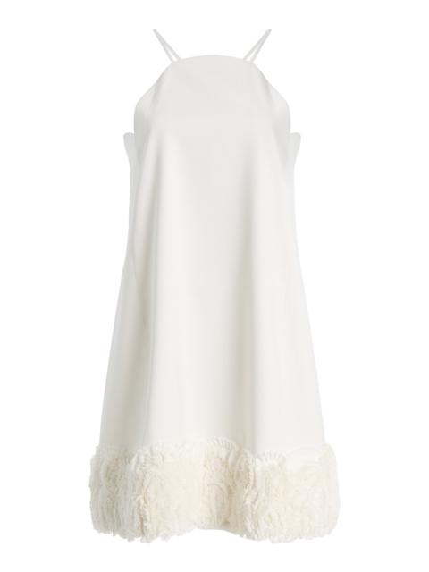 ALEXIS Merano Ruffled Crepe Mini Dress