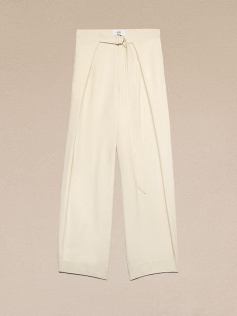 Wide Fit Trousers With Floating Panels