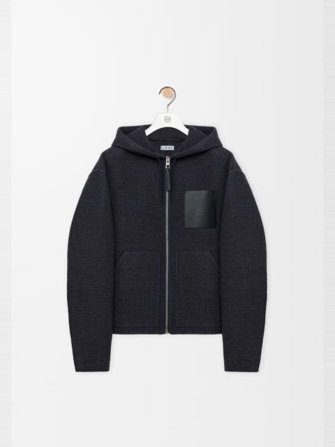 Loewe Hooded jacket in wool blend