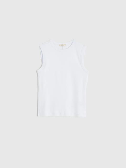 Madewell The '90s Shell Tank in Compact Cotton