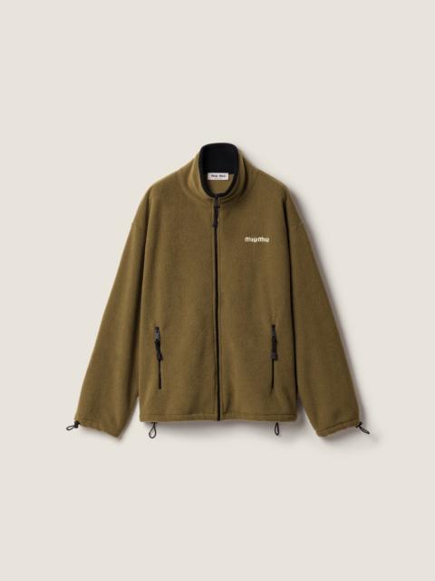 Miu Miu Fleece zipper jacket