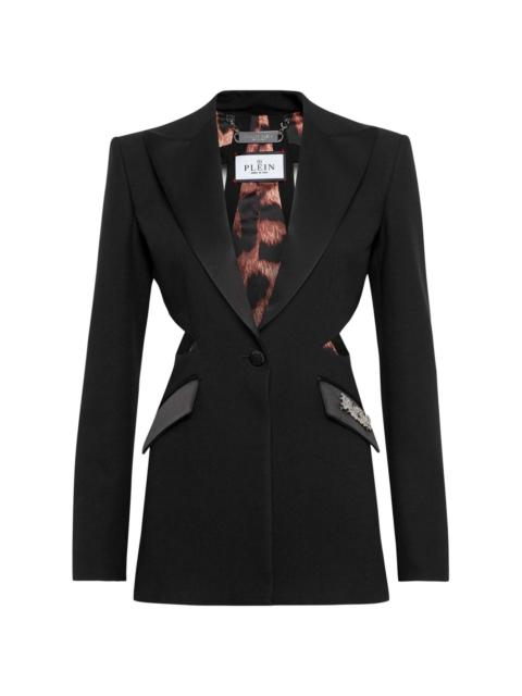 PHILIPP PLEIN cut-out single-breasted blazer