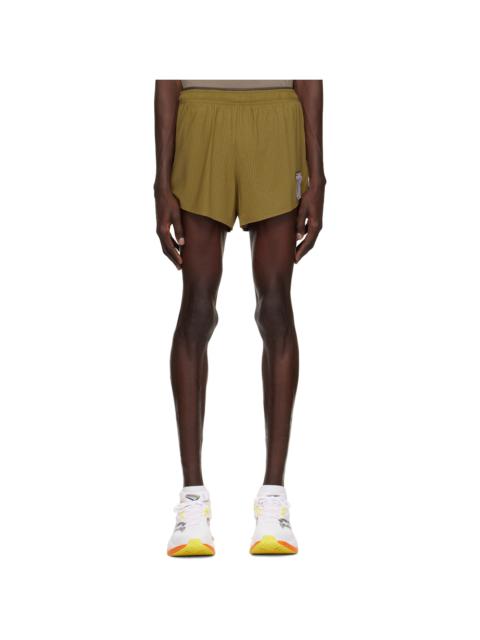 Khaki Space-O 2.5 Distance Shorts
