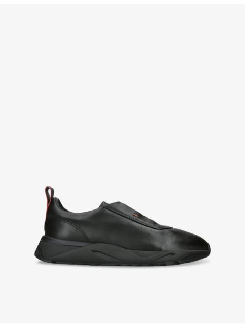 Santoni Innova Leather Low-Top Trainers
