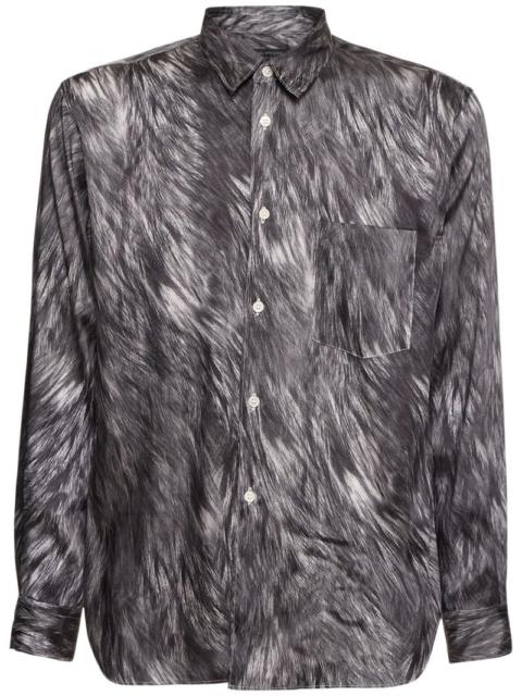 Fur pattern printed shirt