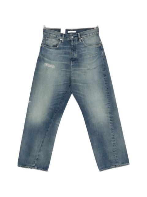 SUNFLOWER twisted distressed jeans