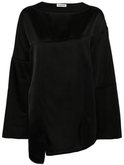 Jil Sander long-sleeve panelled shirt
