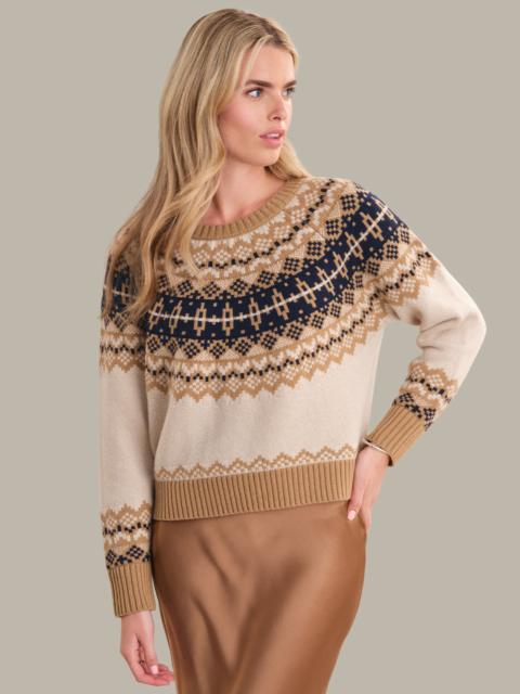 525 america Mira: Cashmere Blend Fair Isle Pullover