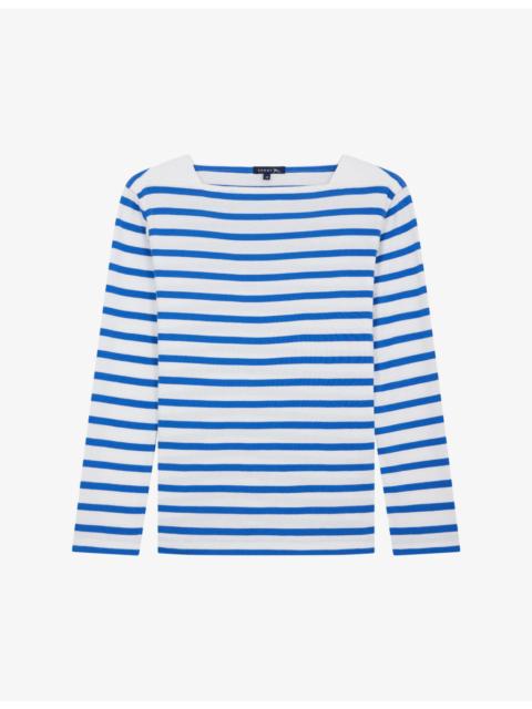 soeur Katy stripe cotton T-shirt