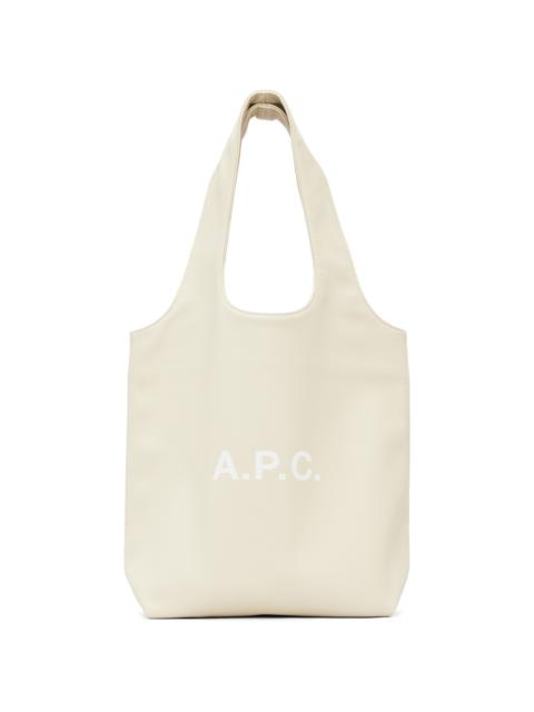 A.P.C. Off-White Ninon Small Tote