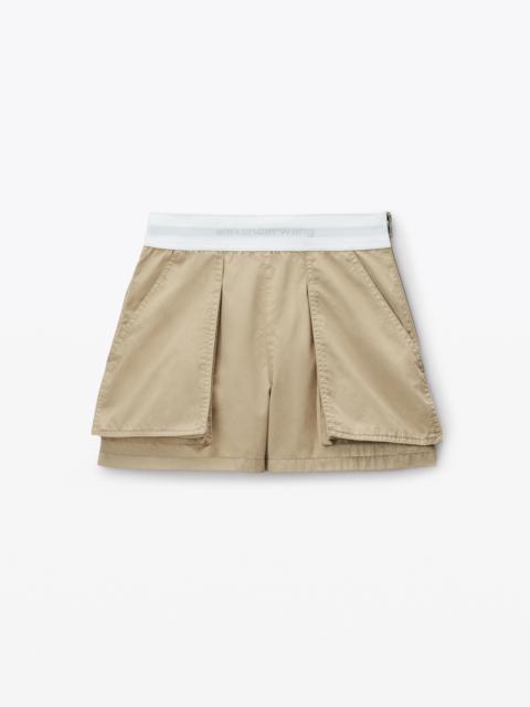 High-Waisted Cargo Rave Short