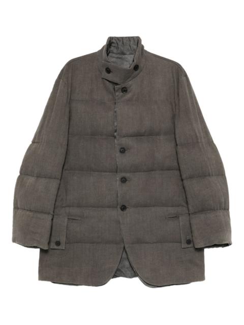 Yohji Yamamoto padded buttonfastening jacket
