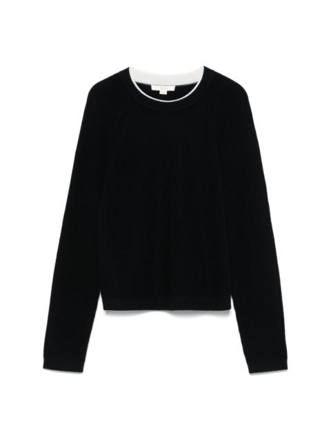 Vince contrasting-trim sweater