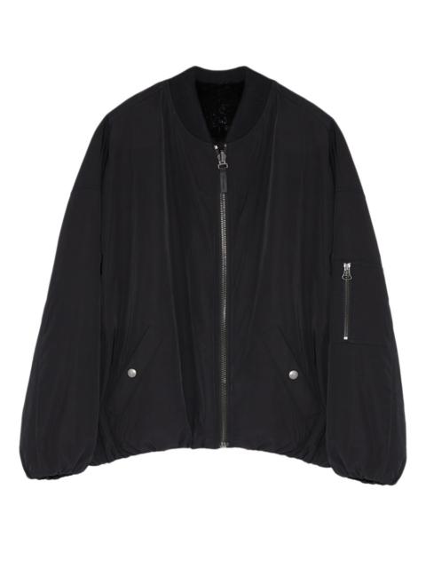 Yves Salomon Reversible bomber jacket in water-resistant performance fabric with mink trim