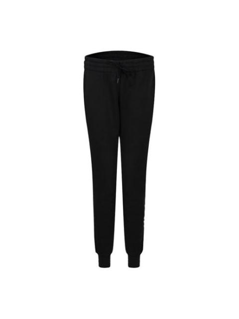 (WMNS) adidas E LIN Plus Fleece Trousers Black DP2399