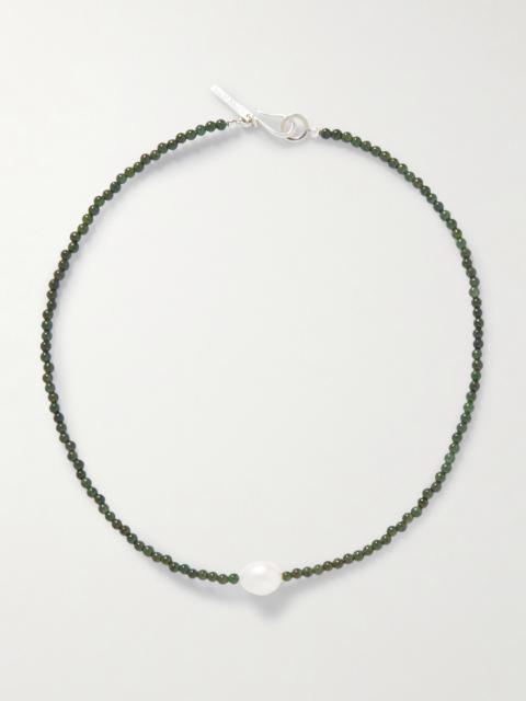 Sophie Buhai Mermaid Jade And Pearl Necklace