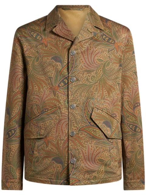 Etro Balmacaan overshirt