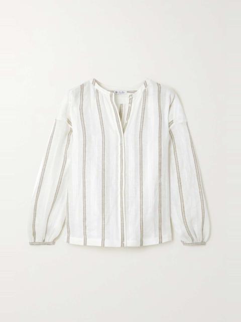 Lelis striped linen shirt