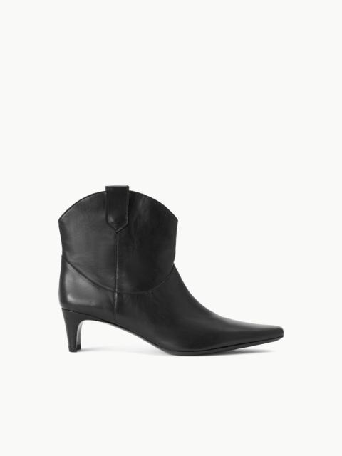 STAUD WESTERN WALLY ANKLE BOOT BLACK