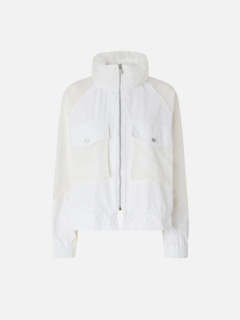 PINKO TECHNICAL JACKET WITH SHEER INSERTS