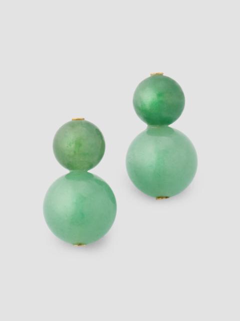 Jennifer Behr Women's Cara 18K-Gold-Plated & Aventurine Beaded Drop Earrings - Aventurine