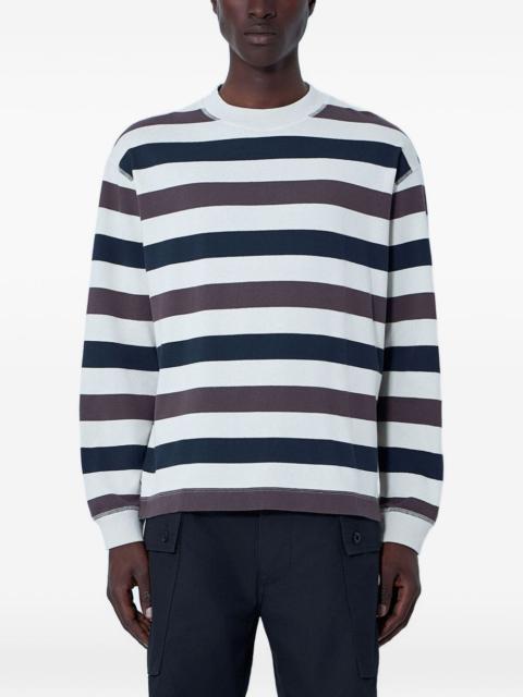 MARGARET HOWELL horizontal-stripe sweatshirt