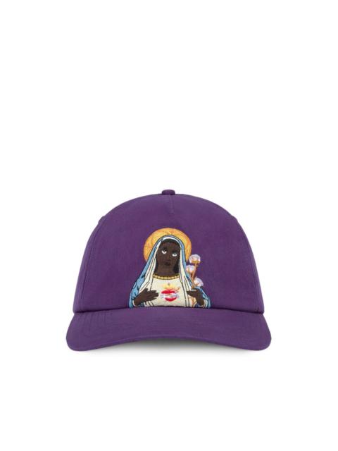 DENIM TEARS Black Mary cap