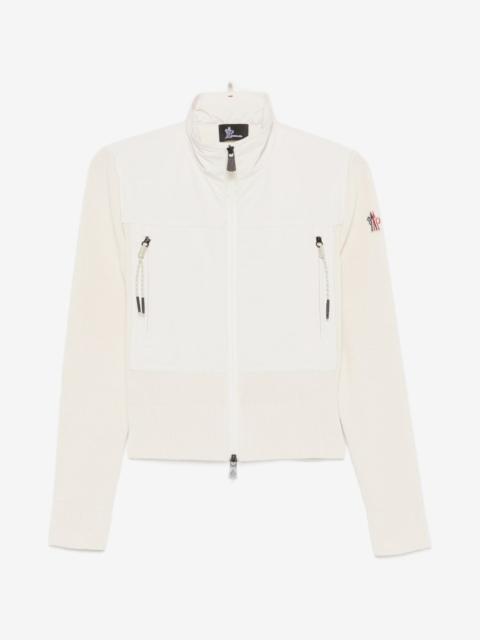 Moncler Grenoble padded zip-up cotton cardigan