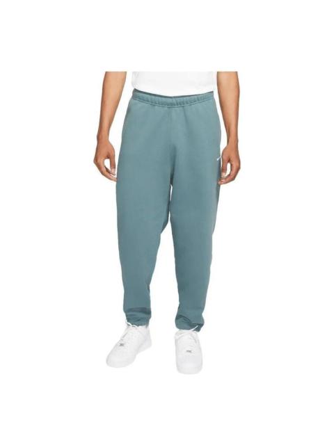 Nike Men's Nike Logo Embroidered Casual Solid Color Sports Pants/Trousers/Joggers Blue CW5460-387