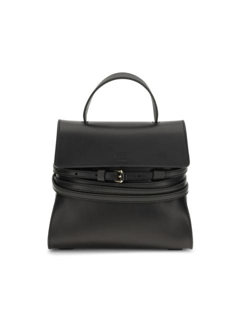 Moschino buckle leather tote bag