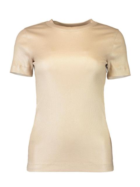 Brunello Cucinelli Foiled Ribbed T-Shirt