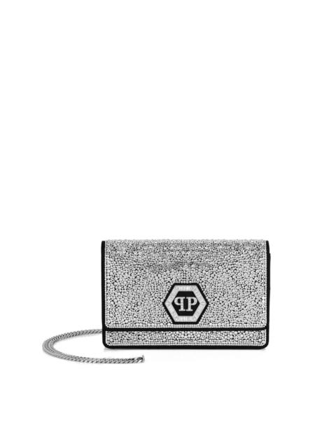 PHILIPP PLEIN crystal-embellished crossbody bag