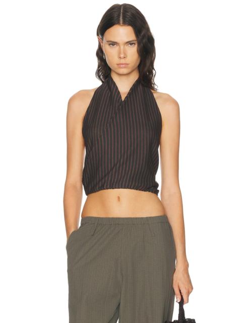 DEIJI STUDIOS Wrap Halter Top