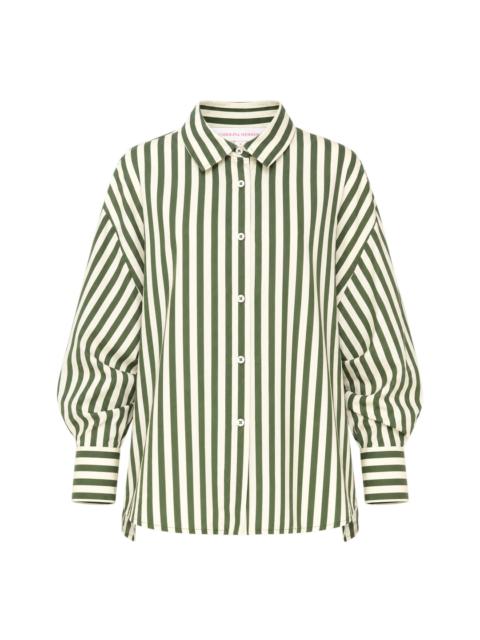 CAROLINA HERRERA Clara Striped Shirt