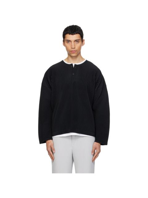 ISSEY MIYAKE Black Monthly Colors February Henley