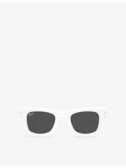 Ray-Ban RB4940B Wayfarer Puffer Square-Frame Acetate Sunglasses