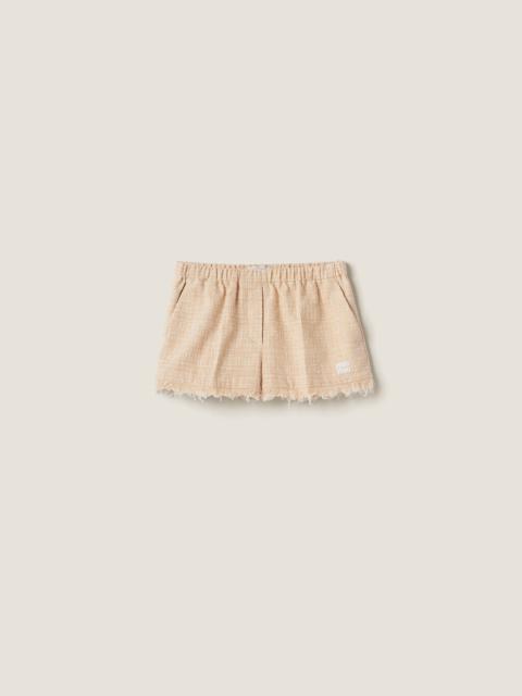 Miu Miu Tweed shorts