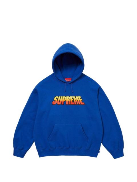 Supreme gradient logo-print hoodie