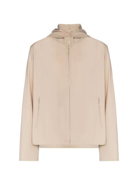 Y-3 logo-print zip-up lightweight jacket