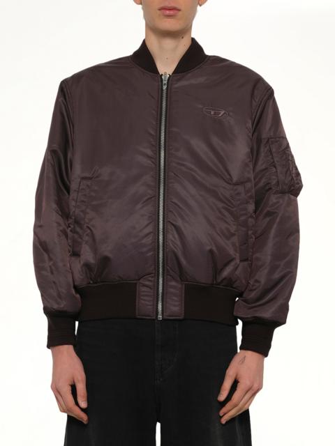 Diesel W-TYPE-D1 Bomber Jacket in Brown