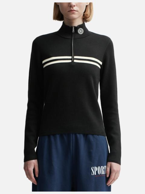 Sporty & Rich MINIMAL QUARTER ZIP