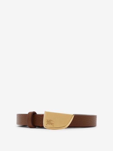 Burberry Thin Leather Shield Belt