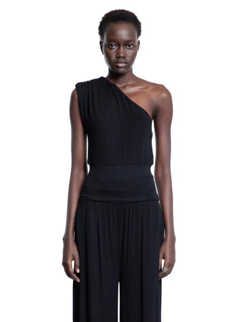 thom/krom Stretch-Vortex-One-Shoulder-Top